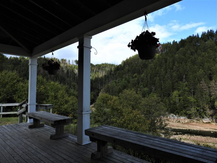 Interpretive center porch 