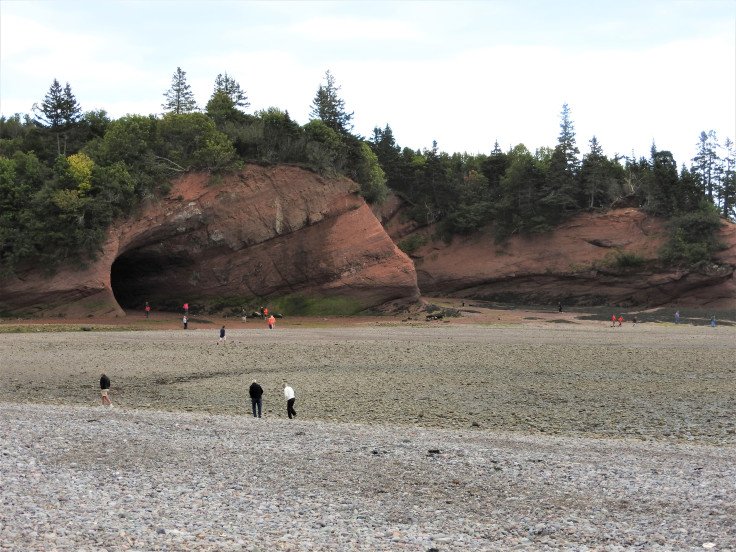 St Martins sea caves at low tide