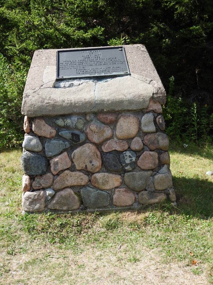 James Catt Momument big salmon river