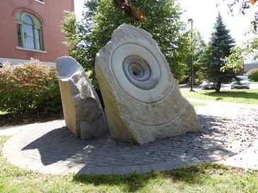 Sense of Place Hew Chee Fong Australia New Brunswick International Sculpture Symposium INC 2014 Located at corner of Magnolia and Main, sussex NB