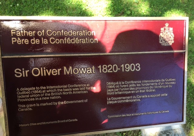 Oliver Mowat 1820-1903 Mount Pleasant cemetery Toronto.