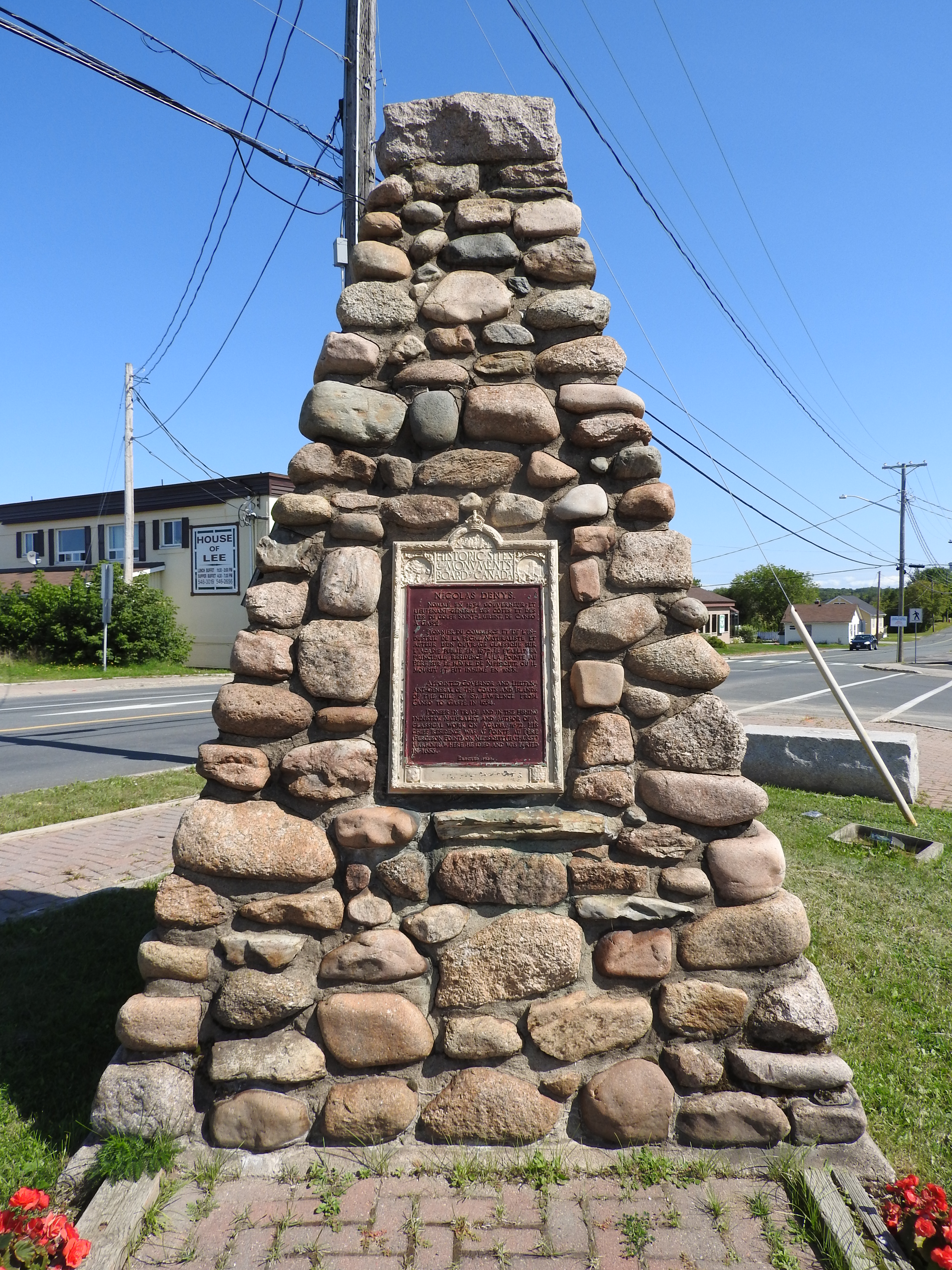 Nicholas Deny, National Historic Site Monument